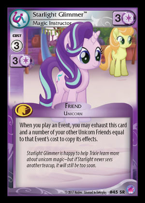 Starlight Glimmer, Magic Instructor